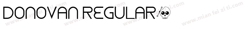 Donovan Regular字体转换
